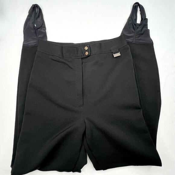 Vintage Stagsport By White Stag Schoeller Black Stirrup Ski Pants Small/medium - Picture 4 of 11